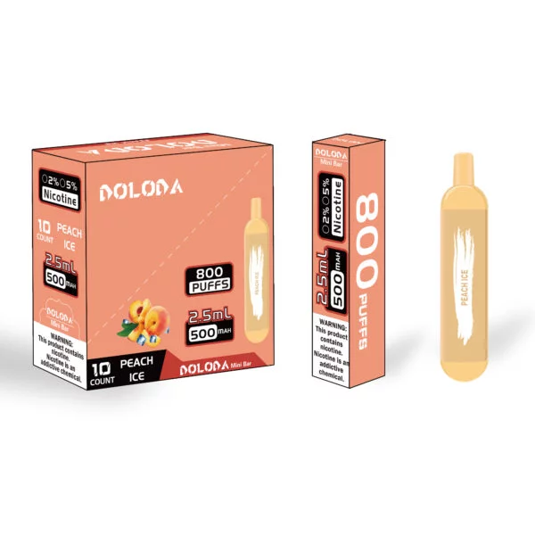 DOLODA Minibar 800 Puffs 2% Nikotin Genopladelige E-Cigaretter Vape Engros - RiftVape - 2