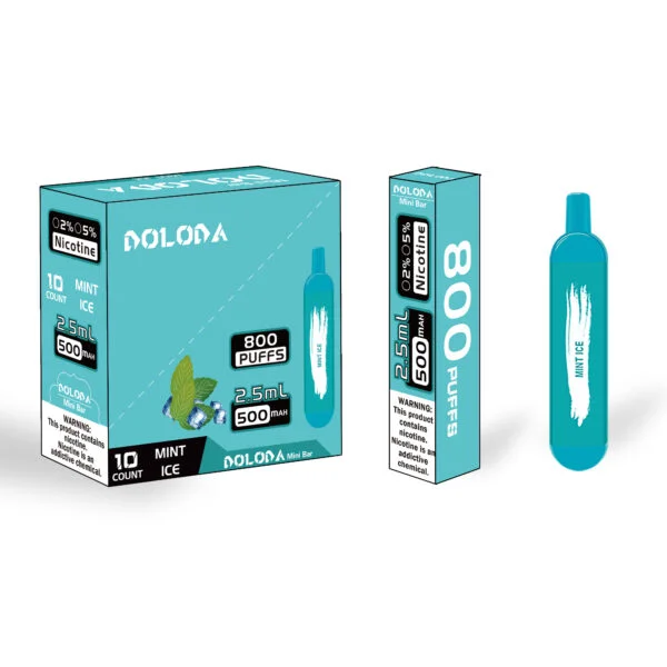 DOLODA Minibar 800 Puffs 2% Nikotin Genopladelige E-Cigaretter Vape Engros - RiftVape - 6