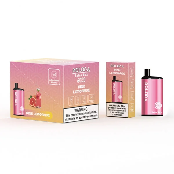DOLODA Extra Box 6000 Puffs 2% 5% Нікотиновий одноразовий вейп оптом - RiftVape - 5