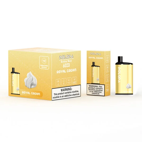DOLODA Extra Box 6000 Puffs 2% 5% Нікотиновий акумуляторний одноразовий вейп оптом - RiftVape - 4
