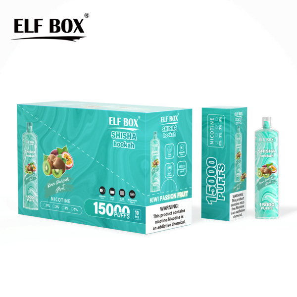 ELF BOX LS15000 Puff Shisha Hookah 0% 2% 5% Nicotine Rechargeable Disposable Vape Wholesale - RiftVape - 14