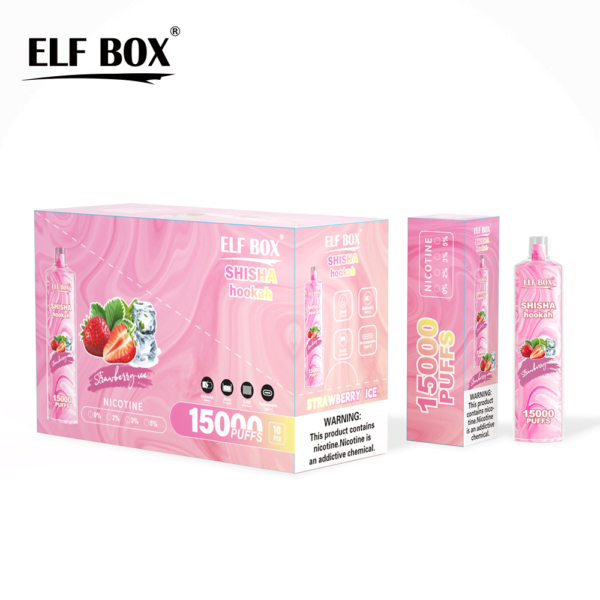 ELF BOX LS15000 Puff Shisha Hookah 0% 2% 5% Nicotine Rechargeable Disposable Vape Wholesale - RiftVape - 6