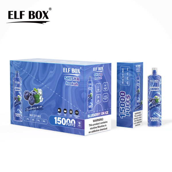 ELF BOX LS15000 Puff Shisha Hookah 0% 2% 5% Nicotine Rechargeable Disposable Vape Wholesale - RiftVape - 10