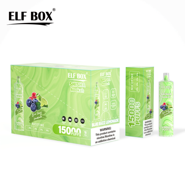 ELF BOX LS15000 Puff Shisha Hookah 0% 2% 5% Nicotine Rechargeable Disposable Vape Wholesale - RiftVape - 11