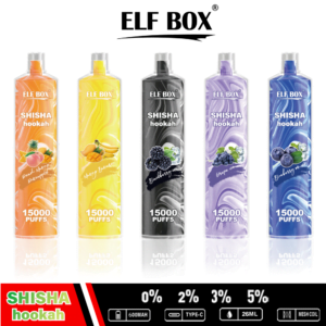 ELF BOX LS15000 Puff Shisha Hookah 0% 2% 5% Nicotine Rechargeable Disposable Vape Wholesale - RiftVape - 18