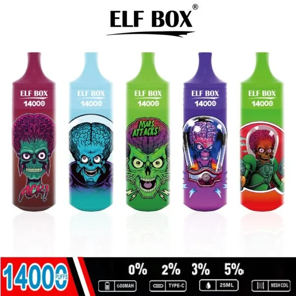 ELF BOX RGB14000 Puffs 0% 2% 3% 5% Nicotine Rechargeable Disposable Vape Wholesale - RiftVape - 9