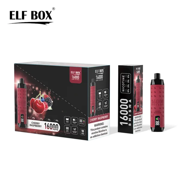ELF BOX SHISHA 16000 Puffs 0%/2%/3%/5% Nikotin újratölthető eldobható vape nagykereskedés - RiftVape - 3