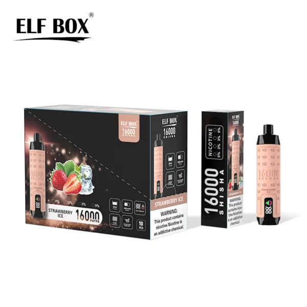 ELF BOX SHISHA 16000 Puffs 0%/2%/3%/5% Nikotin újratölthető eldobható vape nagykereskedés - RiftVape - 4