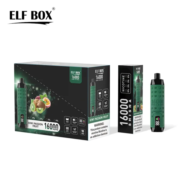 ELF BOX SHISHA 16000 Puffs 0%/2%/3%/5% Nikotin újratölthető eldobható vape nagykereskedés - RiftVape - 10