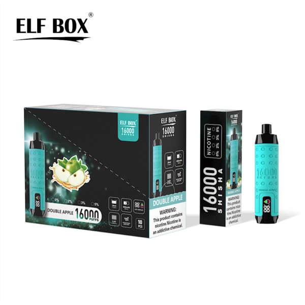 ELF BOX SHISHA 16000 Puffs 0%/2%/3%/5% Nicotine Rechargeable Disposable Vape Wholesale - RiftVape - 11