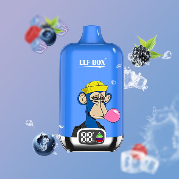 ELF box digital 12000 puffs 0% 2% 3% 5% Nicotine LED display Disposable Vape Wholesale - RiftVape - 14