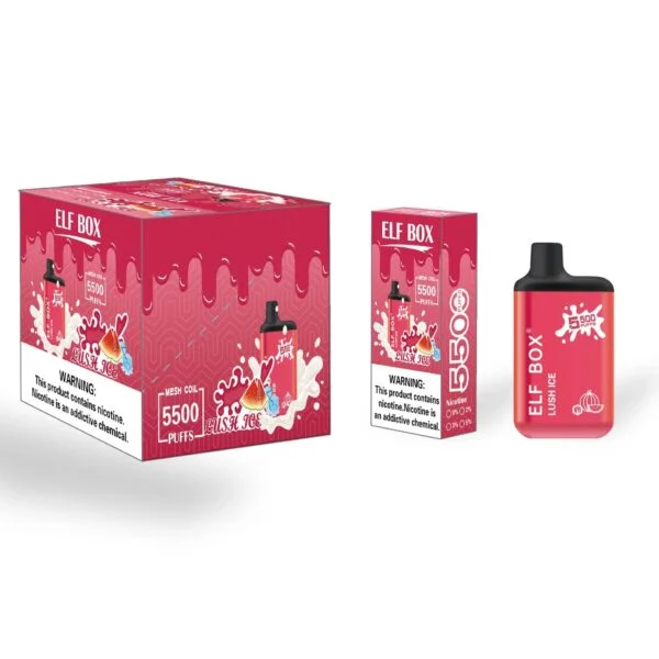 ELF BOX 5500 Jednorazowe Vape 5500 Puffs Autentyczne E-papierosy Hurtownia długopisów - RiftVape - 9