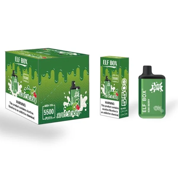 ELF BOX 5500 Jednorazowe Vape 5500 Puffs Autentyczne E-papierosy Hurtownia - RiftVape - 6