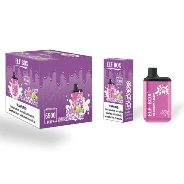 ELF BOX 5500 Jednorazowe Vape 5500 Puffs Autentyczne E-papierosy Hurtownia - RiftVape - 3