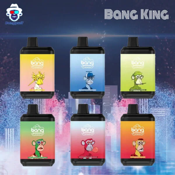 Bang King 8000 Puffs 0% 2% 3% 5% Нікотиновий одноразовий вейп оптом - RiftVape - 1