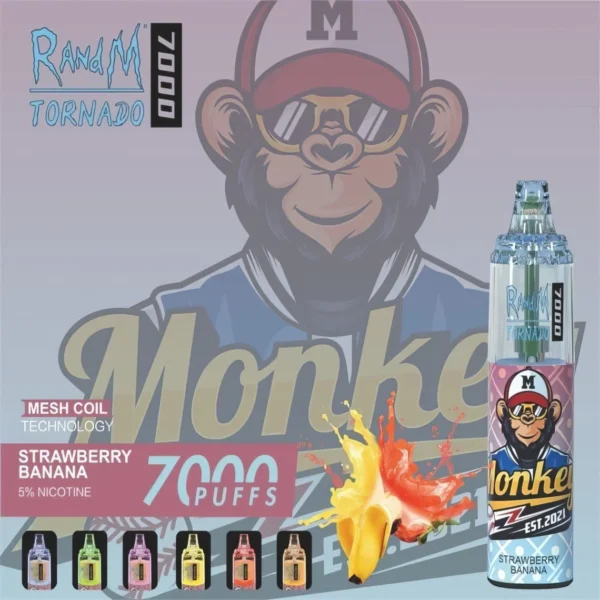 RandM Tornado 7000 Puffs 0% 2% 3% 5% Никотиновый одноразовый вейп оптом - RiftVape - 4