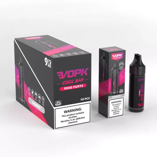 VOPK COOL BAR-9000 PUFFS 0% 2% 3% 5% Nicotine Disposable Vape Wholesale - RiftVape - 7