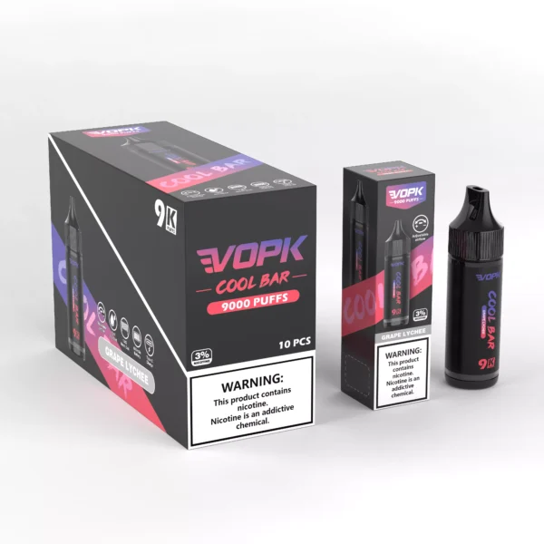 VOPK COOL BAR-9000 PUFFS 0% 2% 3% 5% Nicotine Disposable Vape Wholesale - RiftVape - 4