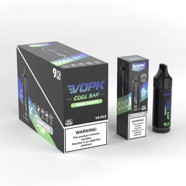 VOPK COOL BAR-9000 PUFFS 0% 2% 3% 5% Nicotine Disposable Vape Wholesale - RiftVape - 3