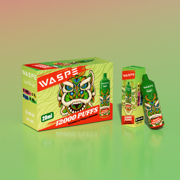 WASPE 12000 PUFFS 0% 2% 3% 5% Нікотиновий одноразовий вейп оптом - RiftVape - 8