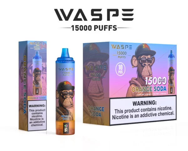 WASPE 15000 PUFFS 0% 2% 3% 5% Nikotin Tek Kullanımlık Vape Toptan Satış - RiftVape - 14