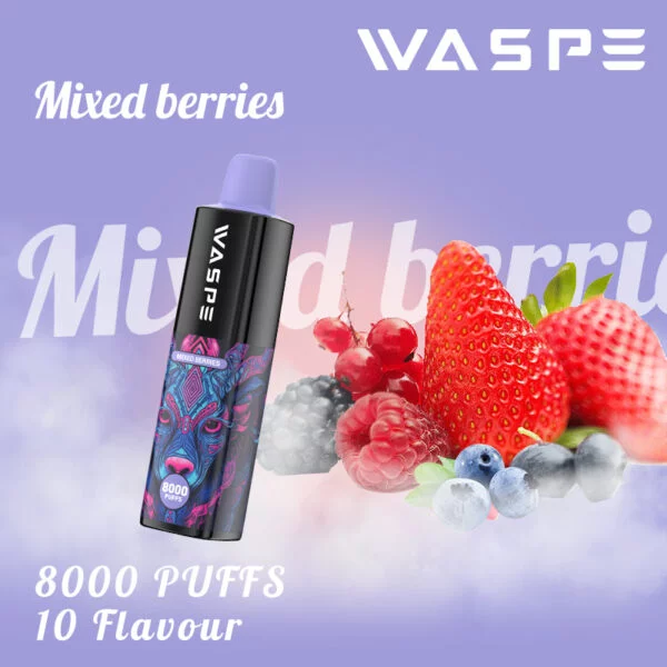 WASPE 8000 PUFFS 0% 2% 3% 5% Vente en gros de vape jetable à la nicotine - RiftVape - 8