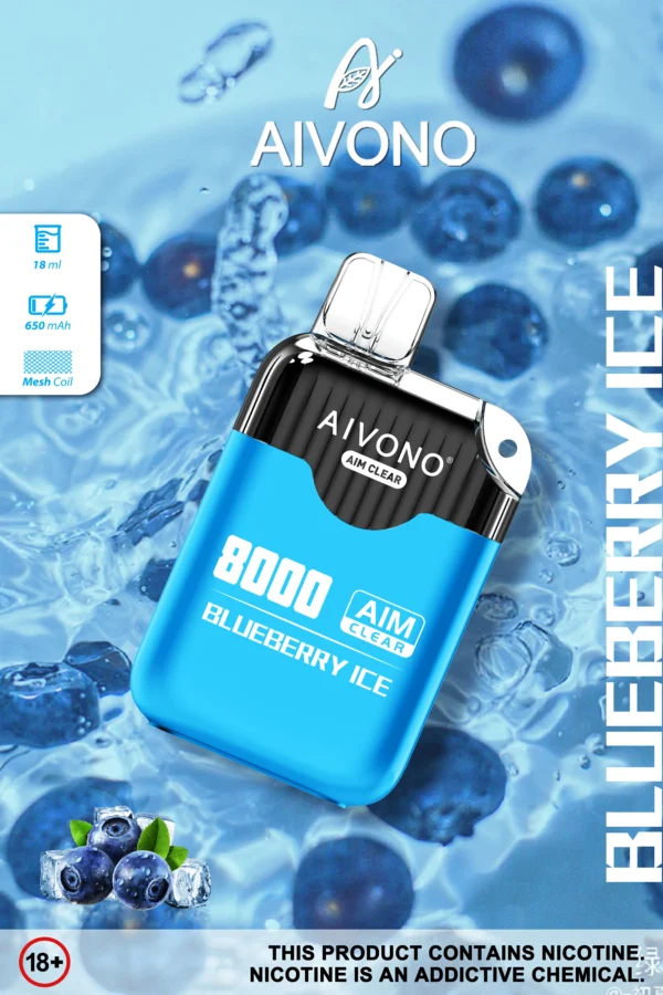 AIVONO AIM CLEAR 8000 Puffs 0% 2% 5% Low Nicotine Rechargeable Disposable Vapes Pen Bulk Buy Wholesale - RiftVape - 11