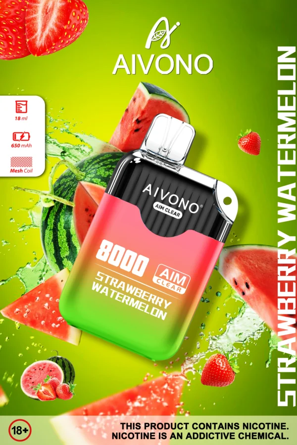 AIVONO AIM CLEAR 8000 Puffs 0% 2% 5% Low Nicotine Rechargeable Disposable Vapes Pen Bulk Buy Wholesale - RiftVape - 3