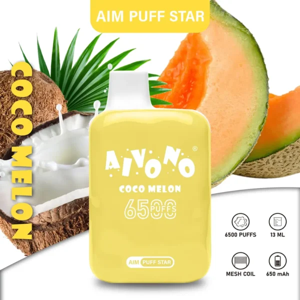 AIVONO AIM PUFFSTAR 6500 Puffs 0% 2% 5% Penna per vaporizzatori usa e getta ricaricabile a basso contenuto di nicotina all'ingrosso Acquista all'ingrosso - RiftVape - 6