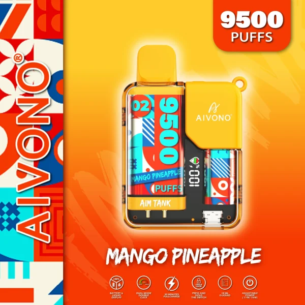 AIVONO AIM TANK 9500 Puffs 0% 2% 3% 5% Penna per vaporizzatori usa e getta ricaricabile a basso contenuto di nicotina all'ingrosso Acquista all'ingrosso - RiftVape - 3