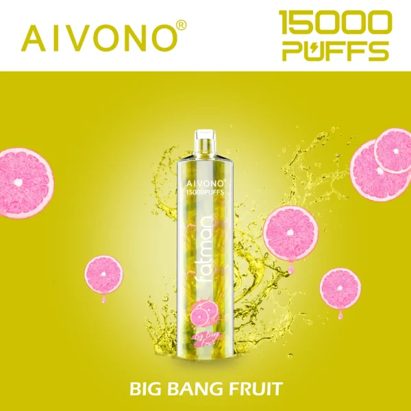 AIVONO FATMAN 15000 Puffs 0% 2% 3% 5% Penna per vaporizzatori usa e getta ricaricabile a basso contenuto di nicotina all'ingrosso Acquista all'ingrosso - RiftVape - 4