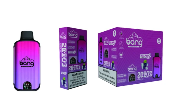 Bang Vape 20000 Puffs Dual Mesh 0% 2% 3% 5% Світлодіодний дисплей з низьким вмістом нікотину Перезаряджуваний оптом Купити одноразову ручку для вейпа оптом - RiftVape - 10