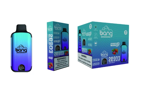 Bang Vape 20000 Puffs Dual Mesh 0% 2% 3% 5% Світлодіодний дисплей з низьким вмістом нікотину Перезаряджуваний оптом Купити одноразову ручку для вейпа оптом - RiftVape - 11