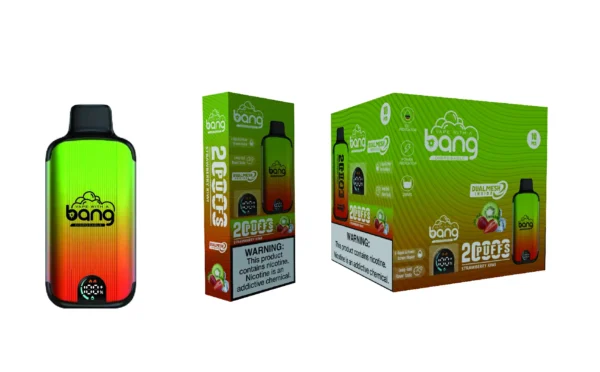 Bang Vape 20000 Puffs Dual Mesh 0% 2% 3% 5% Світлодіодний дисплей з низьким вмістом нікотину, перезаряджуваний оптом Купуйте одноразову ручку для вейпа оптом - RiftVape - 15