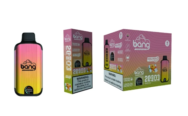 Bang Vape 20000 Puffs Dual Mesh 0% 2% 3% 5% Світлодіодний дисплей з низьким вмістом нікотину Перезаряджуваний оптом Купити одноразову ручку для вейпа оптом - RiftVape - 16