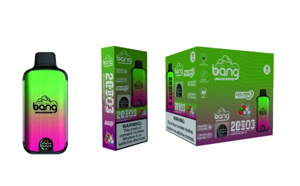 Bang Vape 20000 Puffs Dual Mesh 0% 2% 3% 5% Світлодіодний дисплей з низьким вмістом нікотину Перезаряджуваний оптом Купити одноразову ручку для вейпа оптом - RiftVape - 3