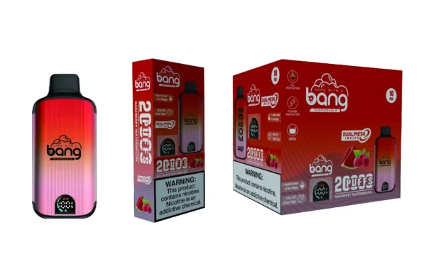 Bang Vape 20000 Puffs Dual Mesh 0% 2% 3% 5% Світлодіодний дисплей з низьким вмістом нікотину Перезаряджуваний оптом Купити одноразову ручку для вейпа оптом - RiftVape - 5