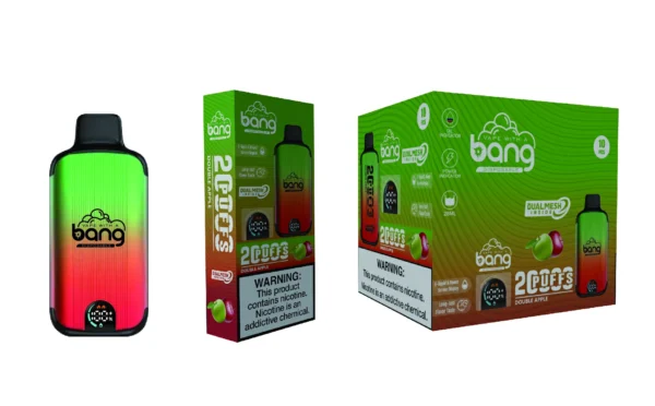 Bang Vape 20000 Puffs Dual Mesh 0% 2% 3% 5% Світлодіодний дисплей з низьким вмістом нікотину Перезаряджуваний оптом Купити одноразову ручку для вейпа оптом - RiftVape - 8