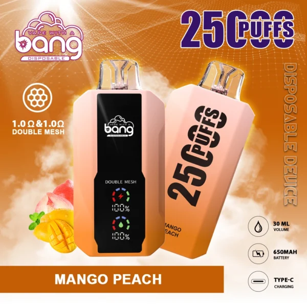 Bang 25000 Puffs 0% 2% 3% 5% Χαμηλής περιεκτικότητας σε νικοτίνη επαναφορτιζόμενη μίας χρήσης στυλό Vapes Μαζική Αγορά Χονδρικής - RiftVape - 2