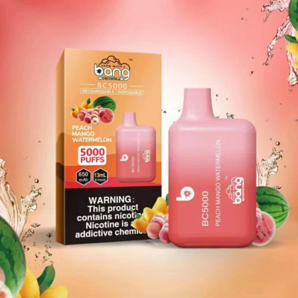 Bang BC 5000 Puffs 0% 2% 3% 5% Vape pero za enkratno uporabo z nizko vsebnostjo nikotina Nakup na debelo - RiftVape - 13