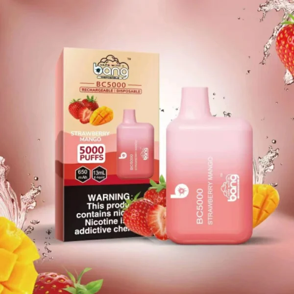 Bang BC 5000 Puffs 0% 2% 3% 5% Vape pero za enkratno uporabo z nizko vsebnostjo nikotina Nakup na debelo - RiftVape - 10