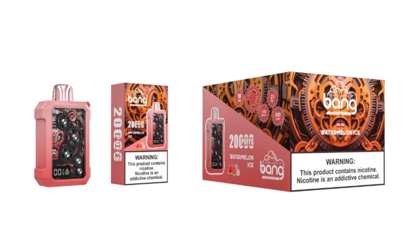 Bang Gear Tick Tock 20000 Puffs 0% 2% 3% 5% Low Nicotine Rechargeable Disposable Vapes Pen Bulk Buy Wholesale - RiftVape - 3