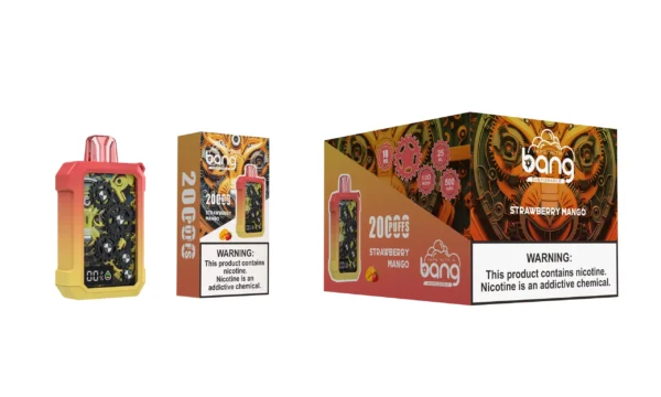 Bang Gear Tick Tock 20000 Puffs 0% 2% 3% 5% Low Nicotine Rechargeable Disposable Vapes Pen Bulk Buy Wholesale - RiftVape - 6