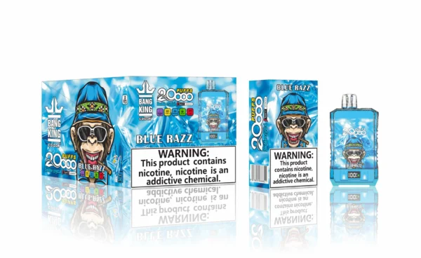 Bang King Double Crystal 20000 Puffs 0% 2% 3% 5% Επαναφορτιζόμενη μίας χρήσης στυλό Vapes χαμηλής περιεκτικότητας σε νικοτίνη Μαζική Αγορά Χονδρικής - RiftVape - 10