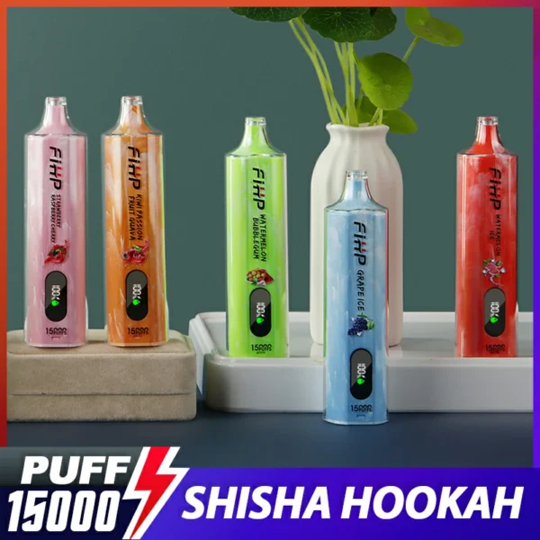 FIHP Shisha Hookah 15000 Puffs Χαμηλής νικοτίνης Επαναφορτιζόμενη Στυλό μίας χρήσης Vapes Μαζική Αγορά Χονδρικής - RiftVape - 1