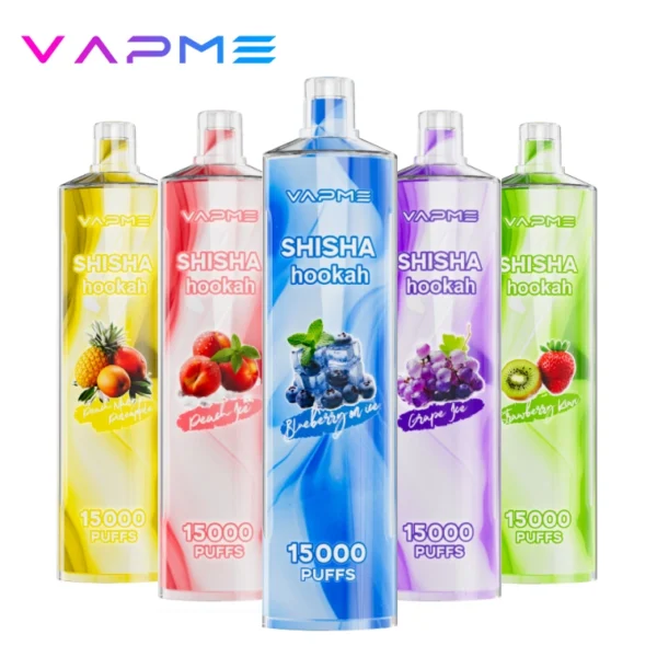 Vodná fajka Vapme Shisha 15000 Puffs 0% 2% Nikotínové dobíjacie jednorazové vapes Hromadný nákup Veľkoobchod - RiftVape - 13