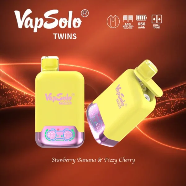 VapSolo Twins 20000 Puffs 2% 5% Перезаряджувана одноразова ручка для вейпів з низьким вмістом нікотину Купуйте оптом - RiftVape - 7