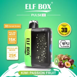 Elf Box Pulse X 25000 Puffs Dual Mesh 0% 2% 3% 5% Low Nicotine 3D Curved LED Screen Rechargeable Disposable Vapes Pen Bulk Buy Wholesale - RiftVape - 13