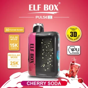 Elf Box Pulse X 25000 Puffs Dual Mesh 0% 2% 3% 5% Low Nicotine 3D Curved LED Screen Rechargeable Disposable Vapes Pen Bulk Buy Wholesale - RiftVape - 14