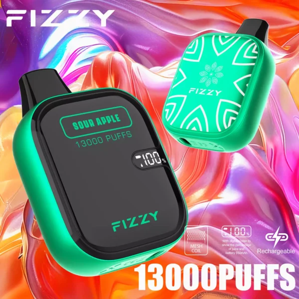 Fizzy Boom 13000 Puffs 2% 5% Перезаряджувана одноразова ручка для вейпів з низьким вмістом нікотину Купуйте оптом - RiftVape - 5